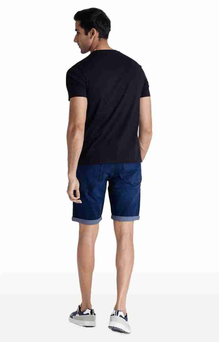 Blue Regular Fit Shorts