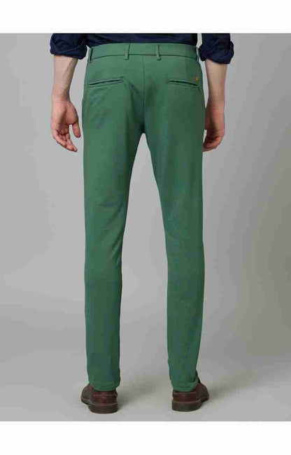 Green Slim Fit Trousers