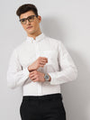 Celio* Solid Regular Fit Cotton White Formal Shirt