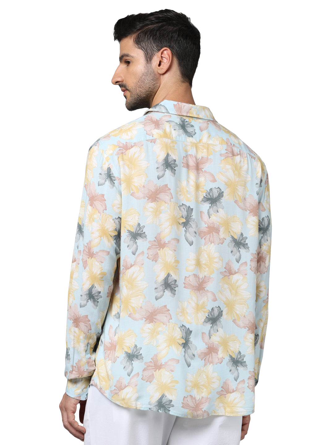 Multi Floral Viscose Shirt