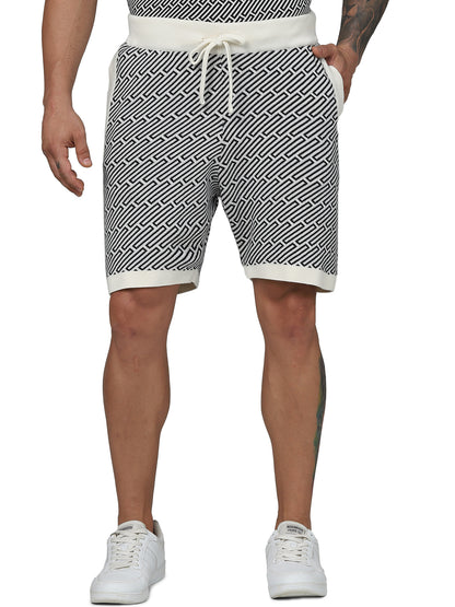 Black Regular Fit Shorts