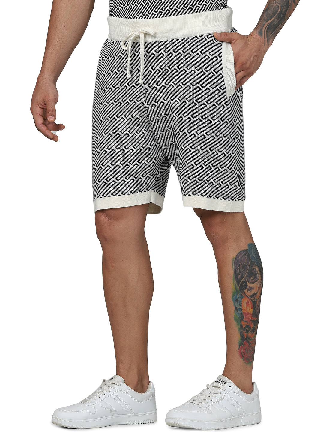 Black Regular Fit Shorts