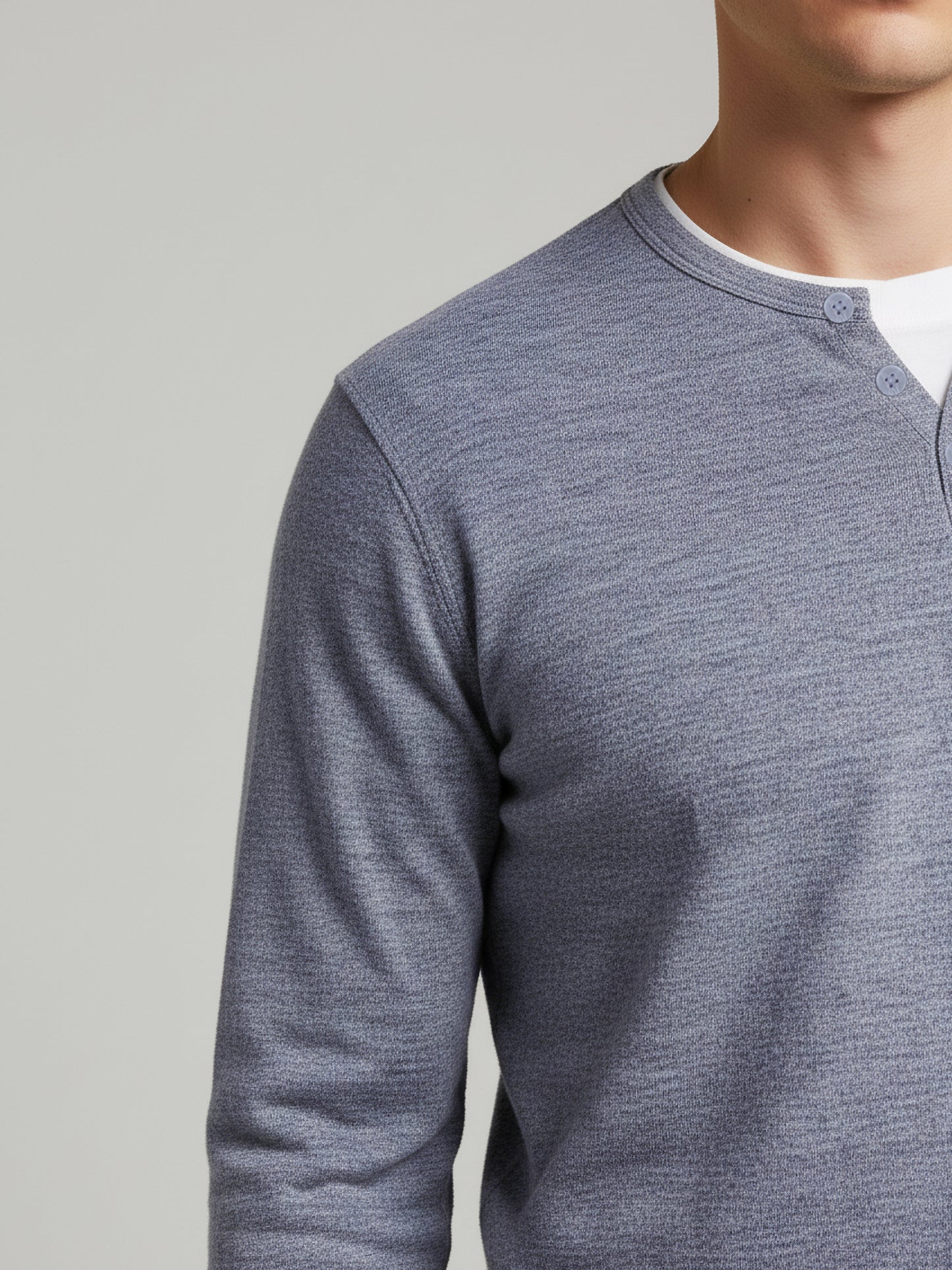 Celio* Men Grey Solid Regular Fit Cotton Sweaters