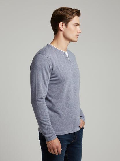 Celio* Men Grey Solid Regular Fit Cotton Sweaters