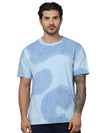 Celio* Dyed Regular Fit Cotton Blue T-Shirt