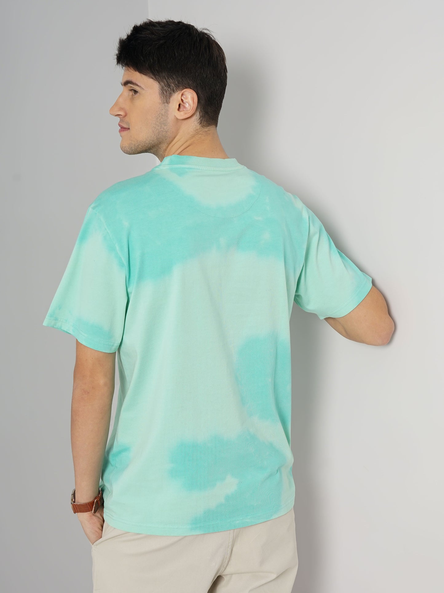 Green Dyed Cotton T-shirt