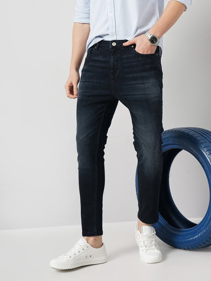 Black Skinny Ankle Length Jeans