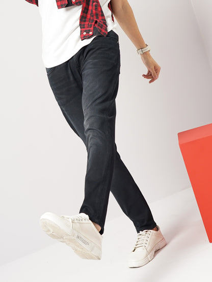 Black Skinny Ankle Length Jeans