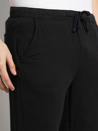 Black Slim Fit Trousers