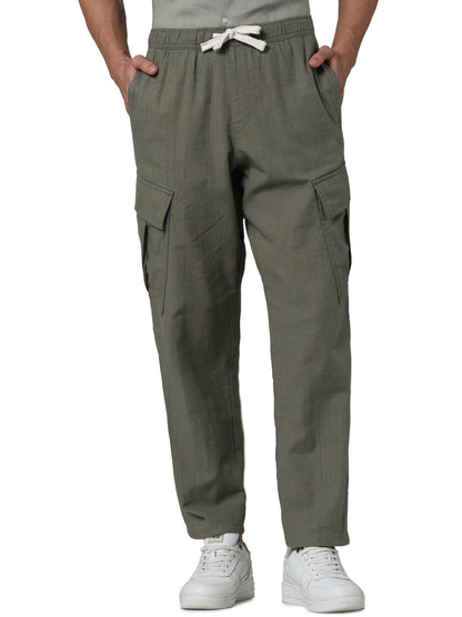 Olive Regular Fit Cargos