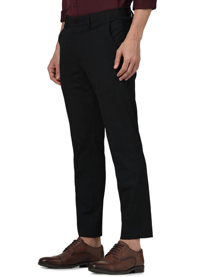 Black Regular Fit Trousers