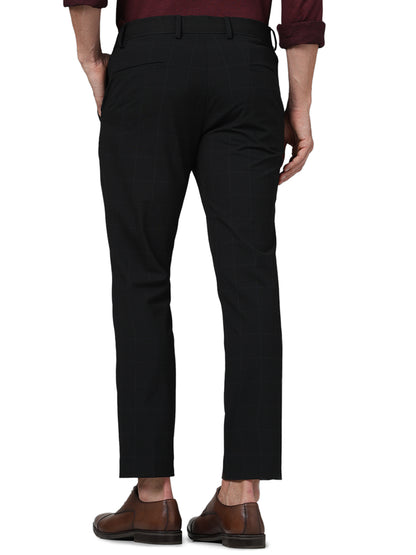 Black Regular Fit Trousers