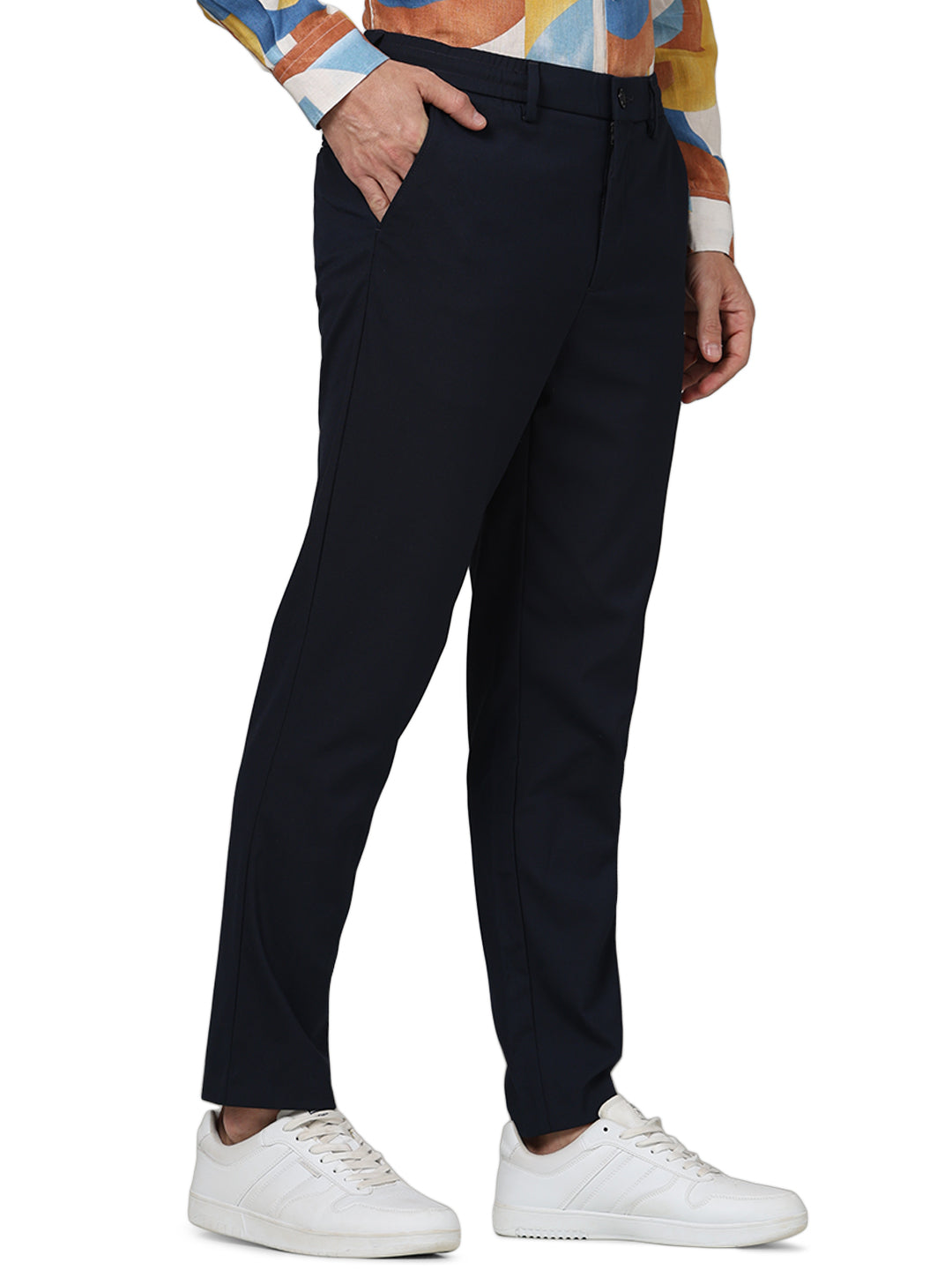 Blue Relaxed Fit Trousers