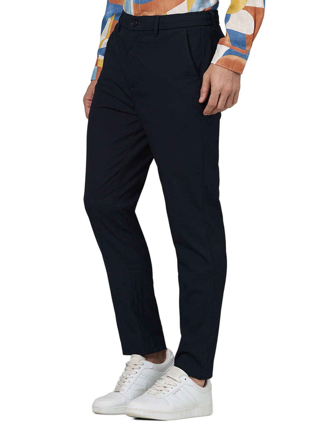 Blue Relaxed Fit Trousers