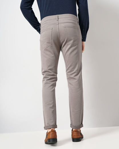 Taupe Slim Fit Trousers