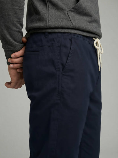 Celio* Men Navy Blue Solid Jogger Fit Cotton Jeans