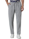 Celio* Polyester Relaxed Fit Grey Trouser