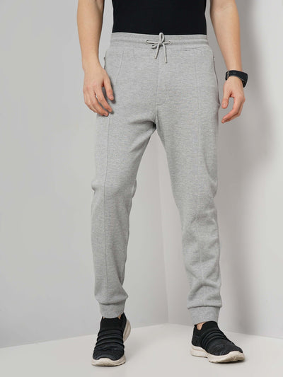 Celio* Cotton Jogger Fit Grey Trouser