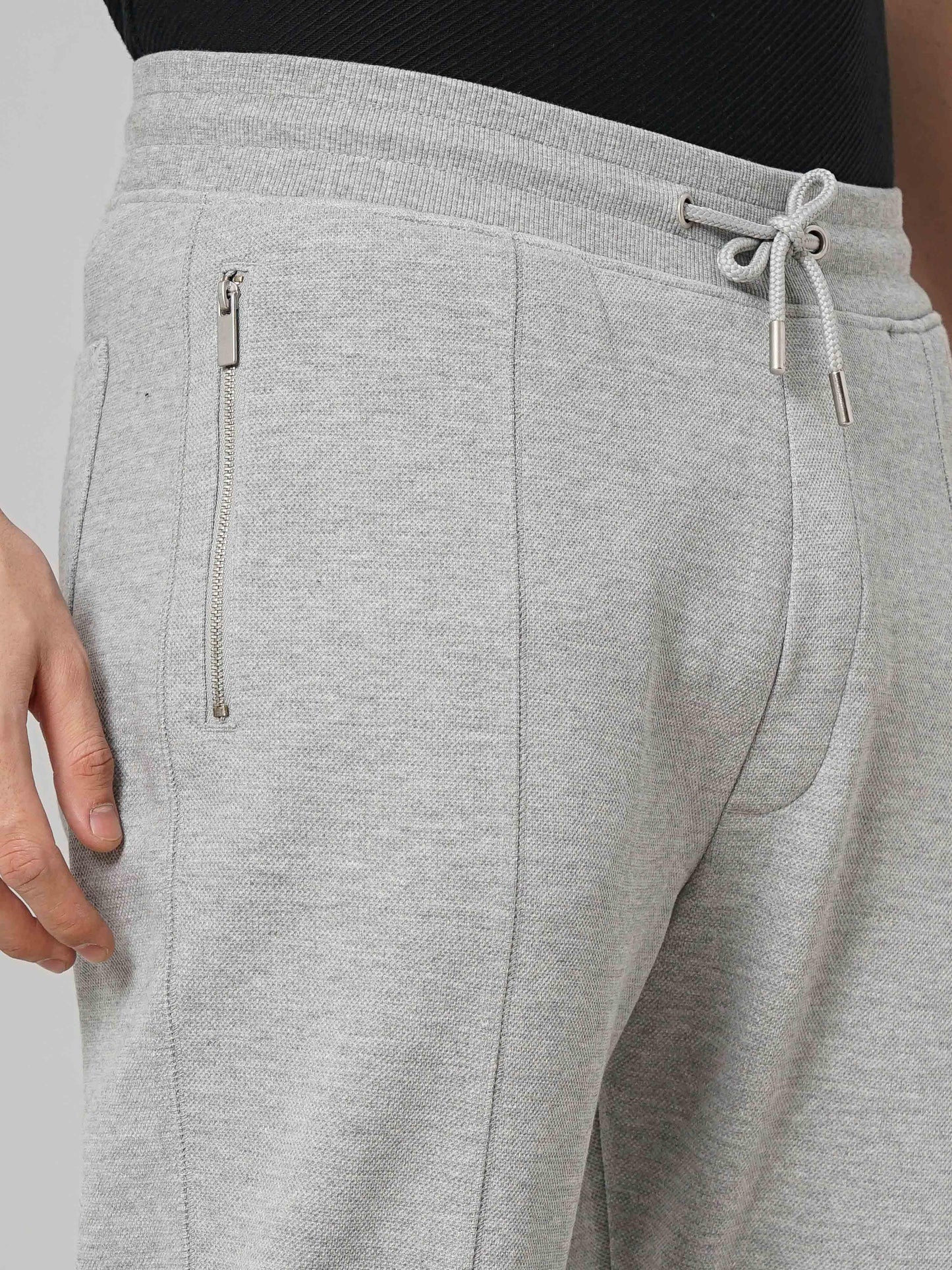 Grey Slim Fit Trousers