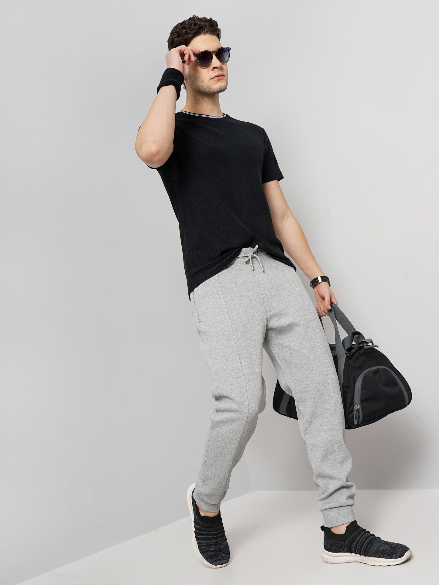 Grey Slim Fit Trousers