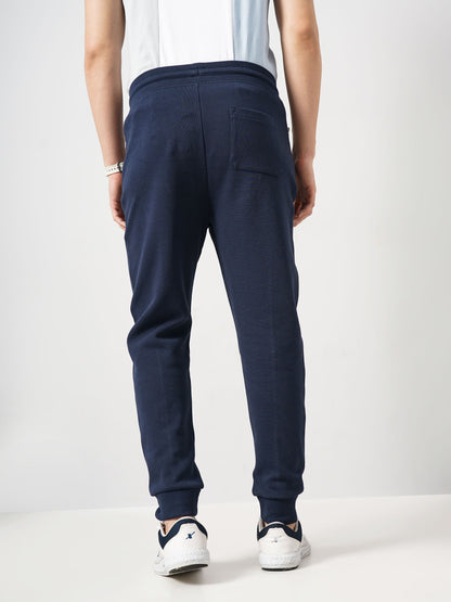 Navy Blue Slim Fit Trousers