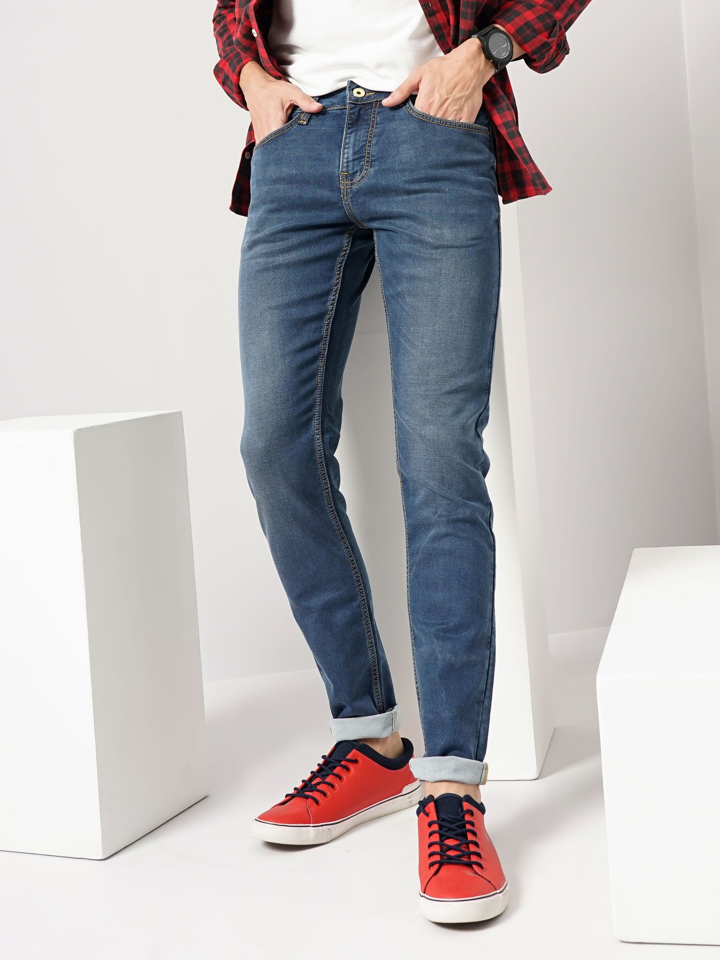 Blue Skinny Fit Jeans