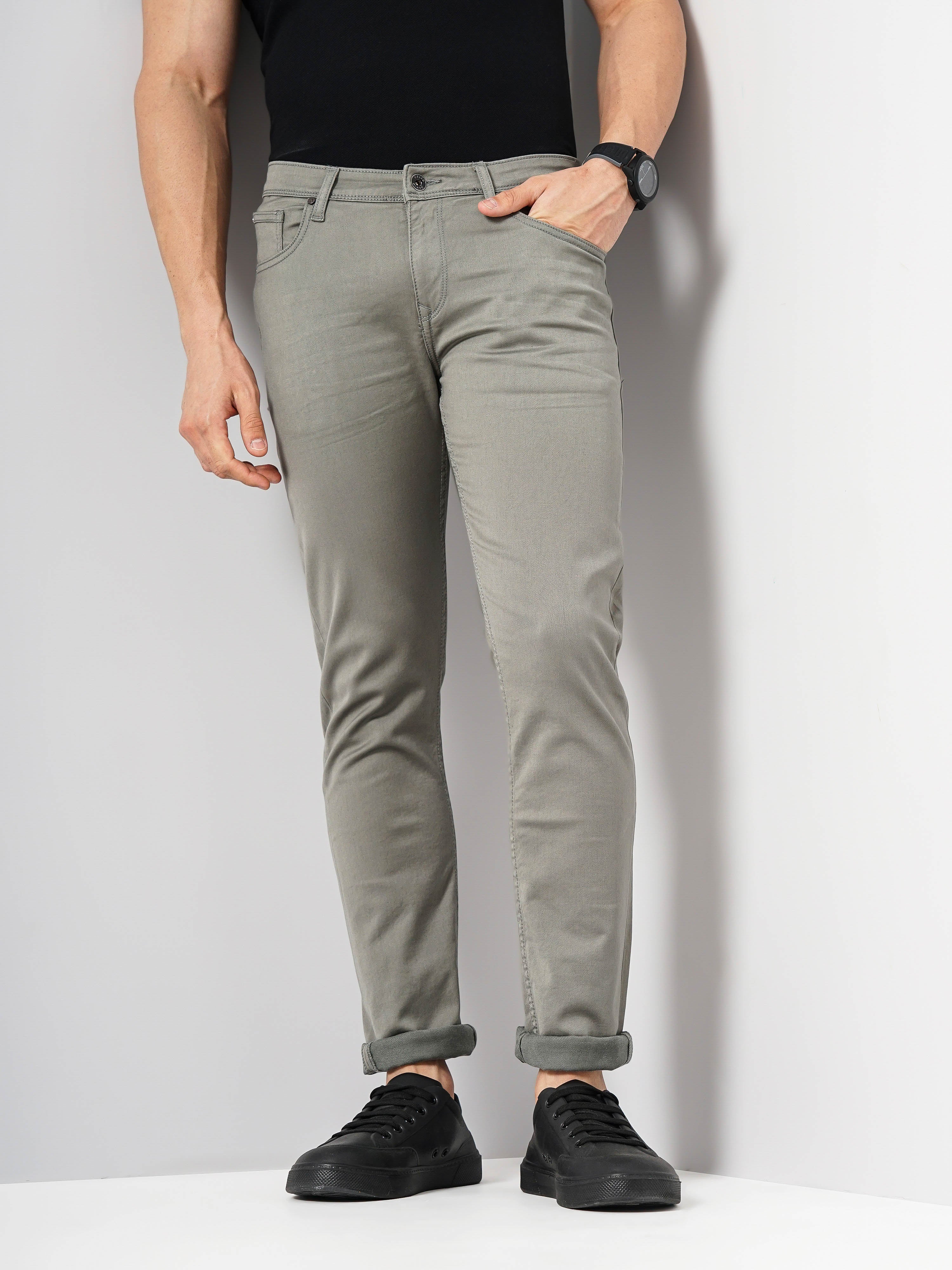 Grey Slim Fit Jeans