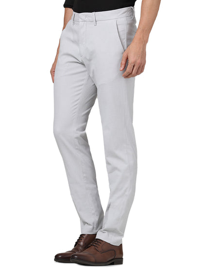 Grey Slim Fit Trousers