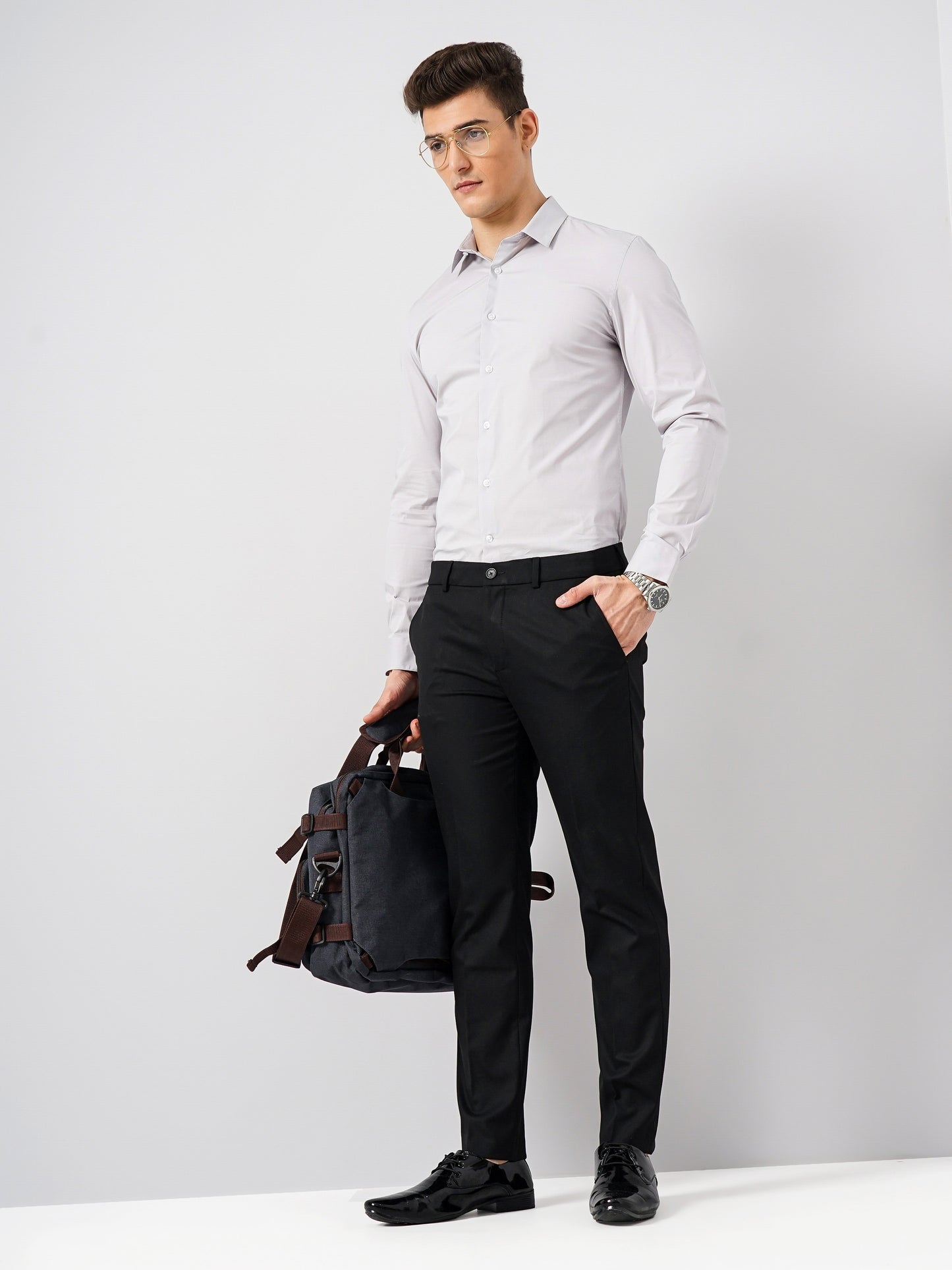 Black Slim Fit Trousers