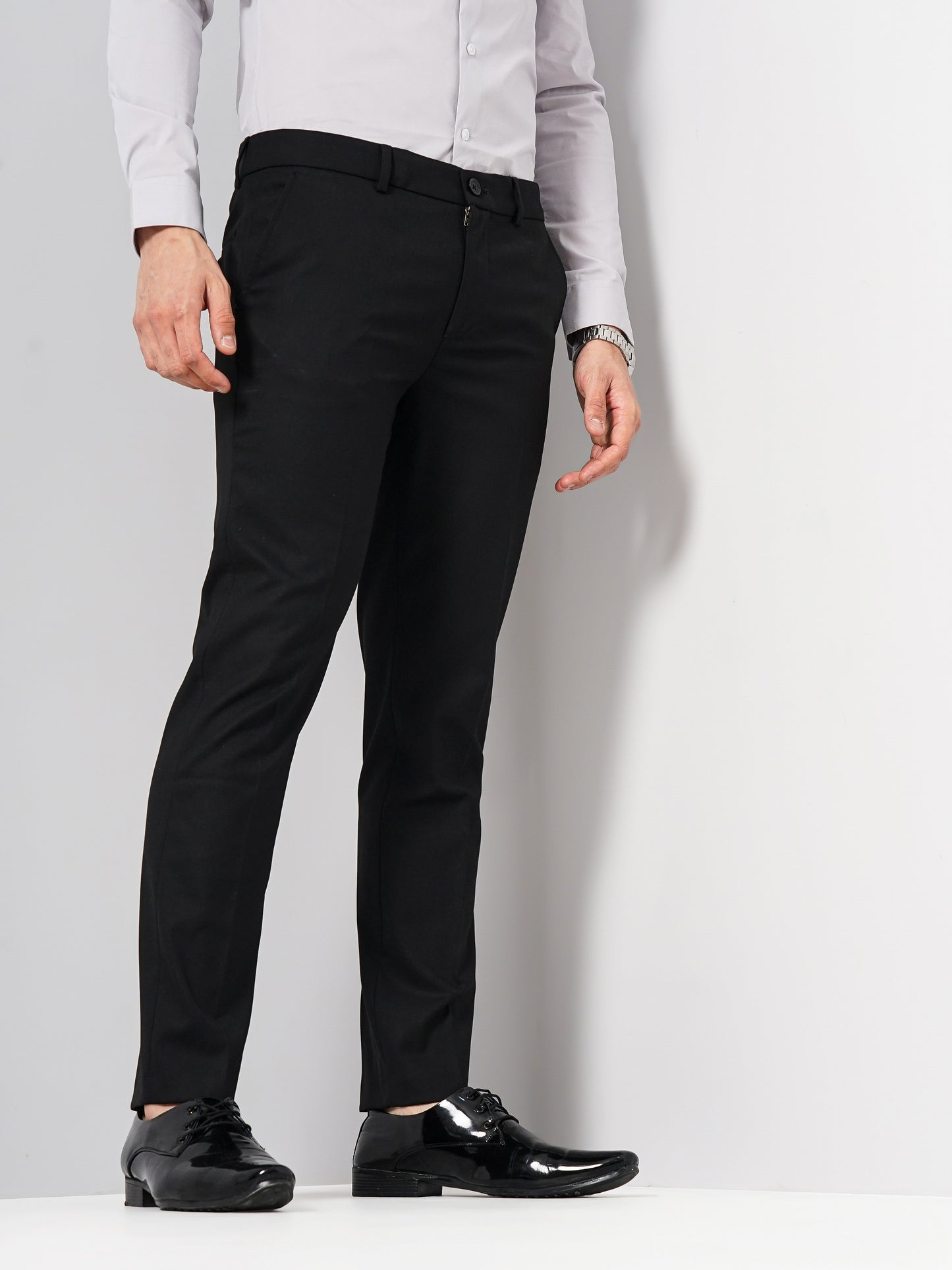 Black Slim Fit Trousers