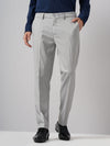 Celio* Formal Polyester Slim Fit Grey Trouser
