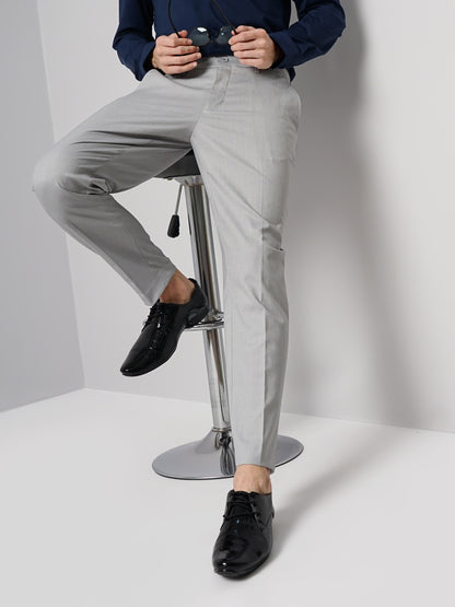 Grey Slim Fit Trousers