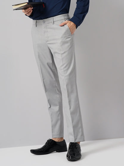 Grey Slim Fit Trousers