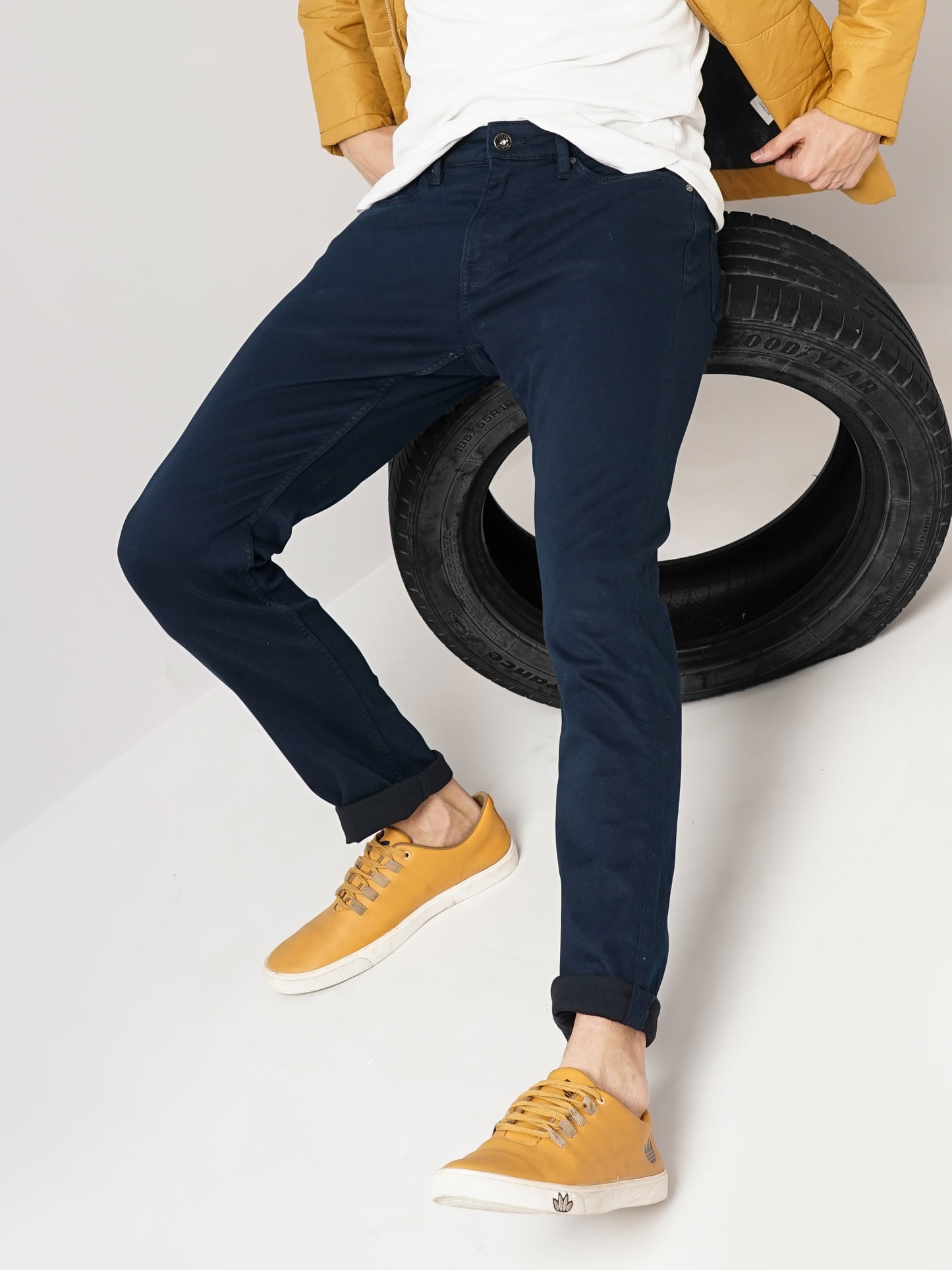 Blue Slim Fit Stay Dark Jeans