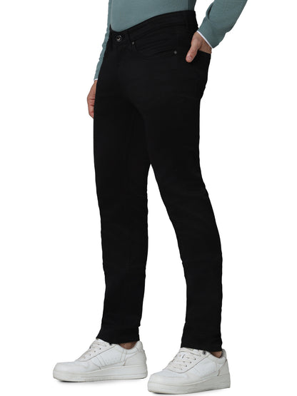 Black Regular Fit Stay Dark Jeans