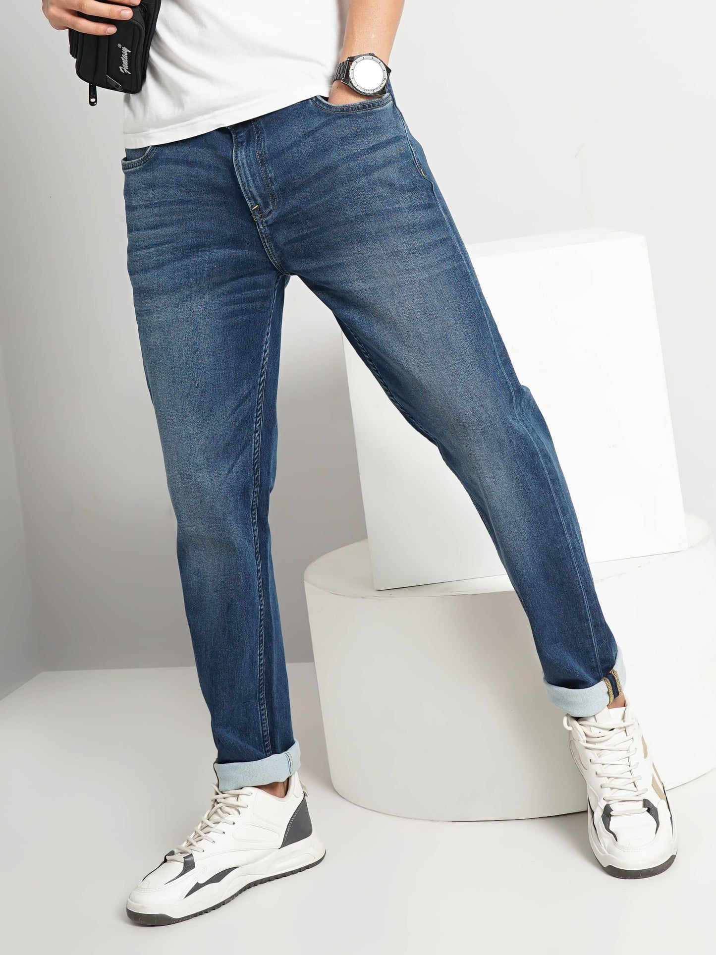 Blue Regular Fit Jeans