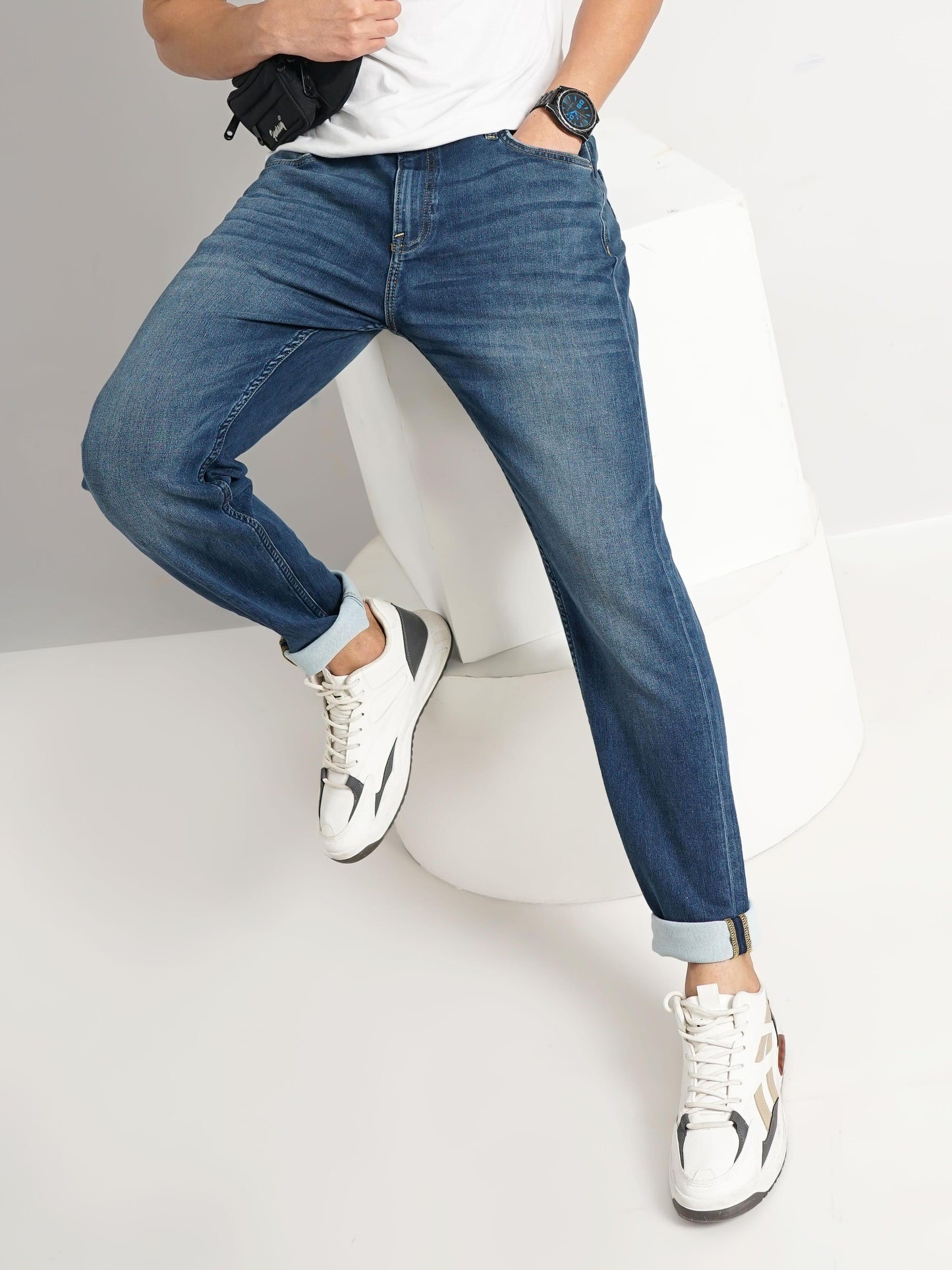 Blue Regular Fit Jeans