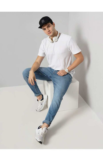 Celio* Cotton Skinny Fit Blue Jean