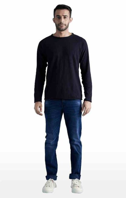 Navy Blue Slim Fit Jeans