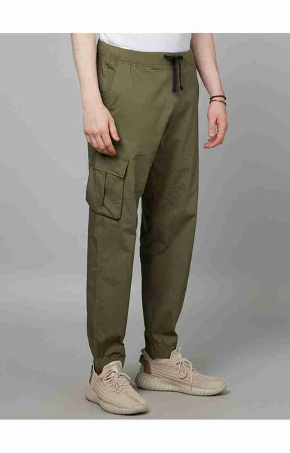 Olive Regular Fit Cargos