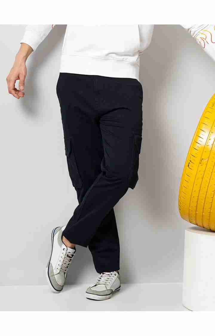 Black Regular Fit Trousers