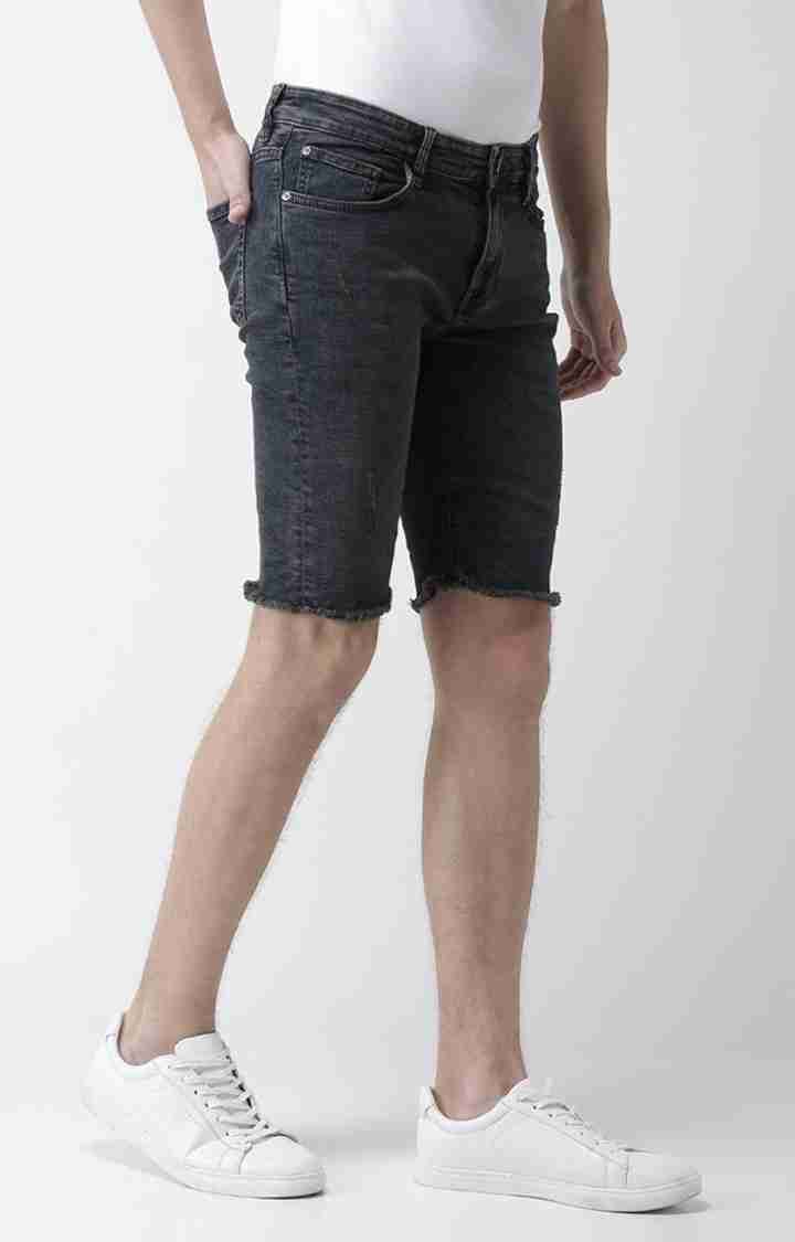 Black Regular Fit Shorts