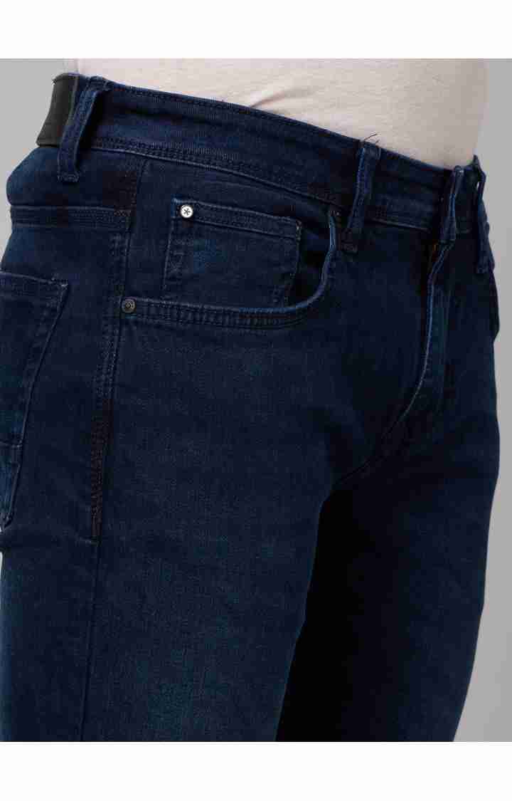 Navy Blue Slim Fit Jeans