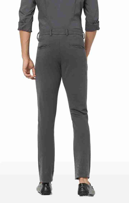 Grey Regular Fit Trousers