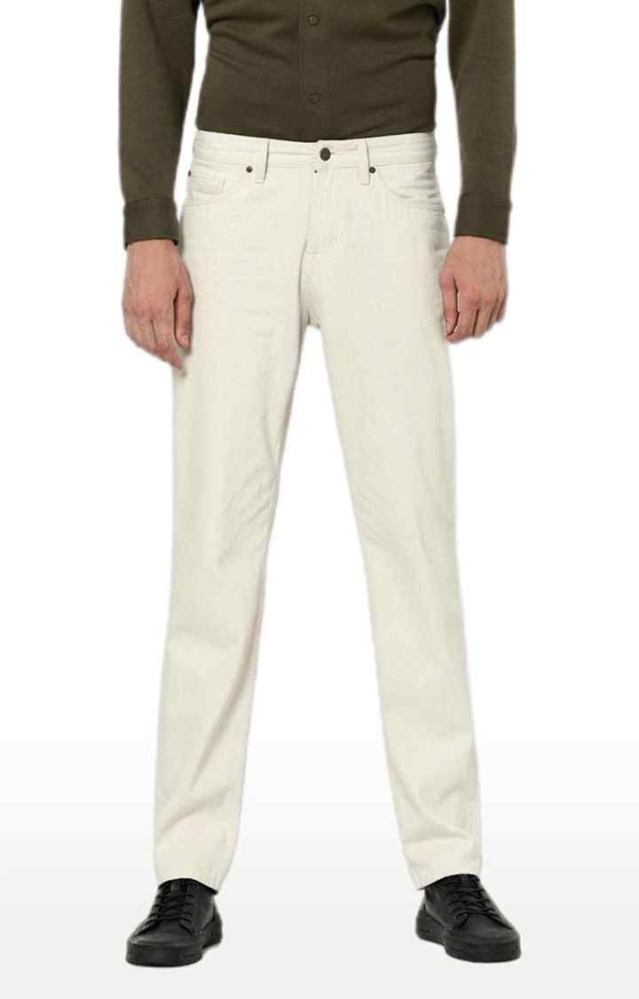 Beige Slim Fit Jeans