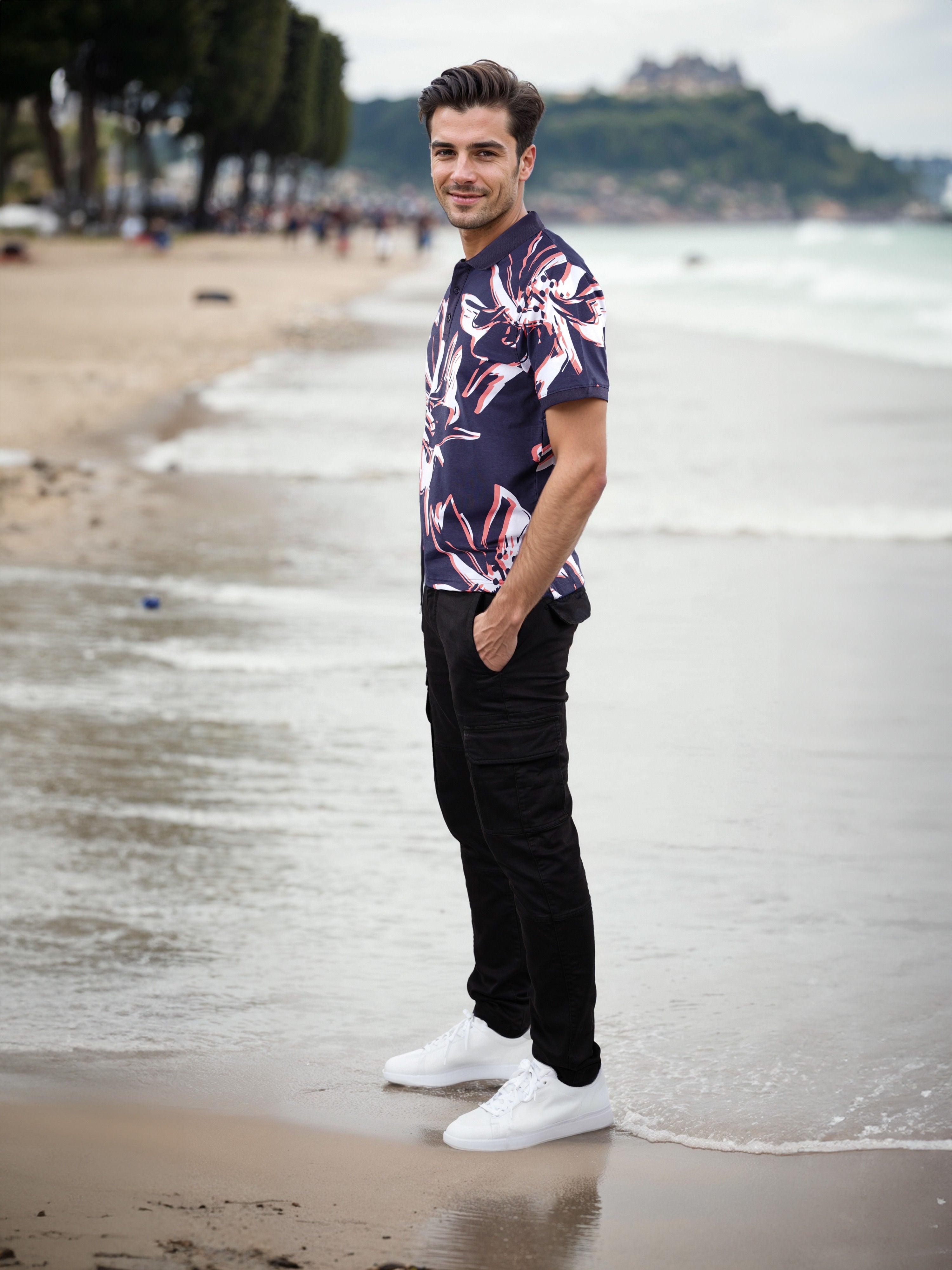 Celio* Cotton Men Regular Fit Multi Printed T-Shirts