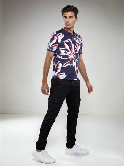 Celio Men Multi Printed Regular Fit Cotton T-Shirts
