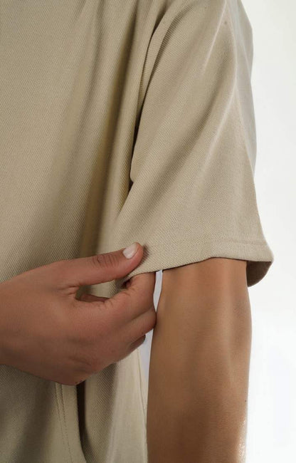 Celio Men Beige Solid Regular Fit Cotton Sweatshirts