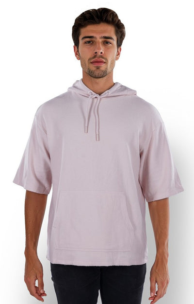 Celio Men Lavender Solid Regular Fit Cotton Sweatshirts