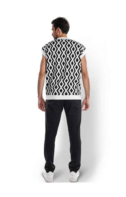 Celio Men Multi Printed Regular Fit Cotton Sweaters